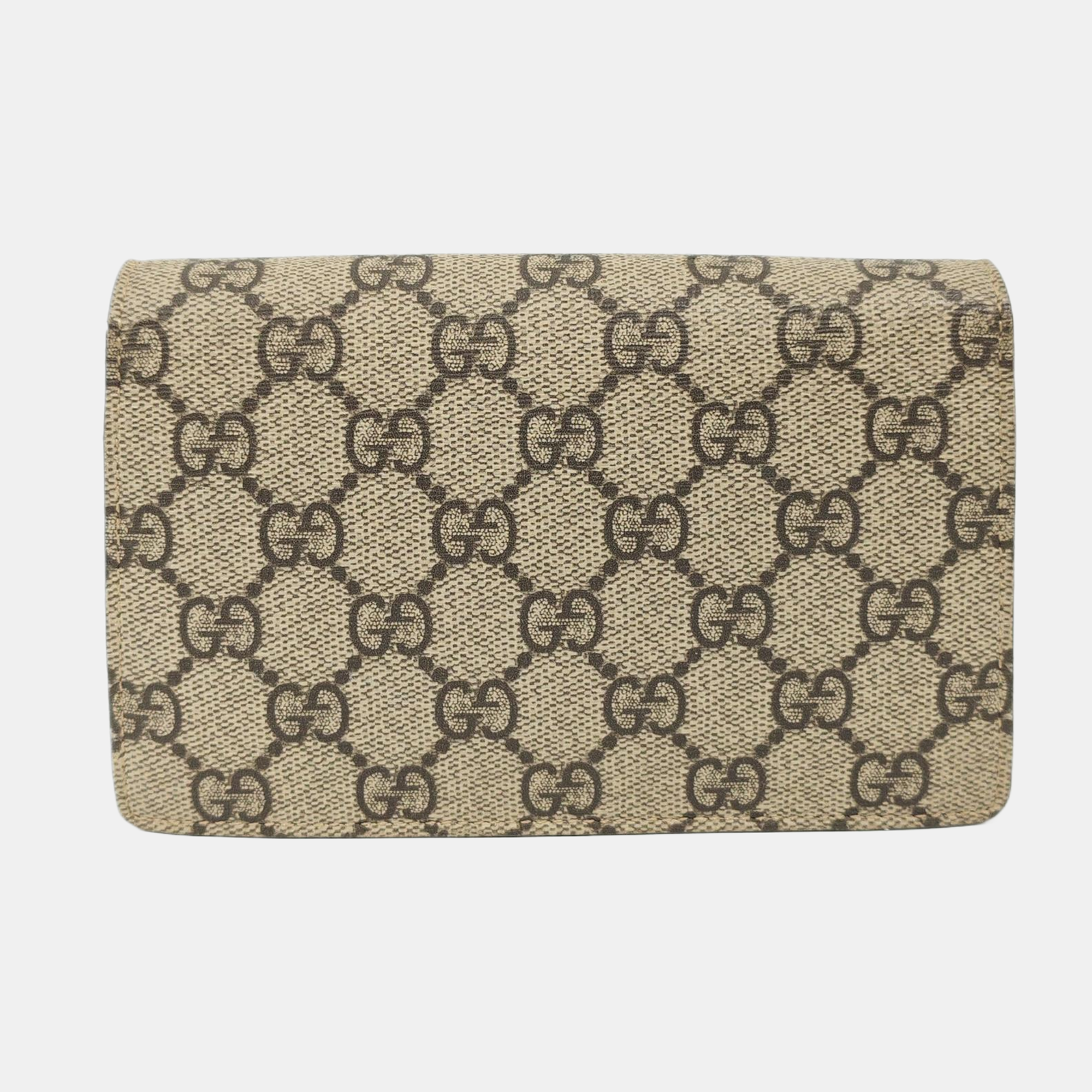Dionysus Super Mini Monogram Coated Canvas Beige