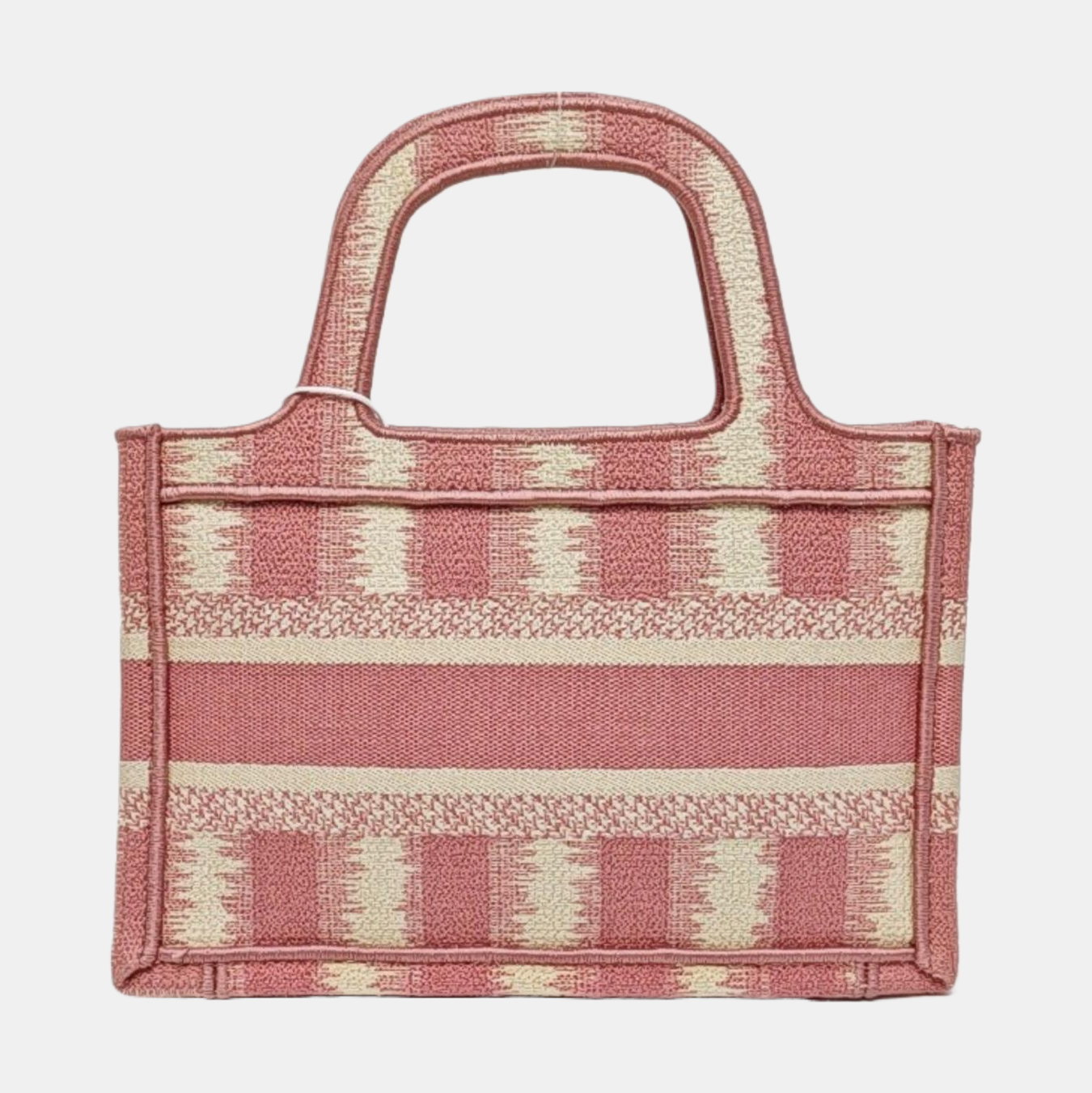 Authenticated pre-owned  Book Tote Mini Fabric Pink - Tote Bag at Looply