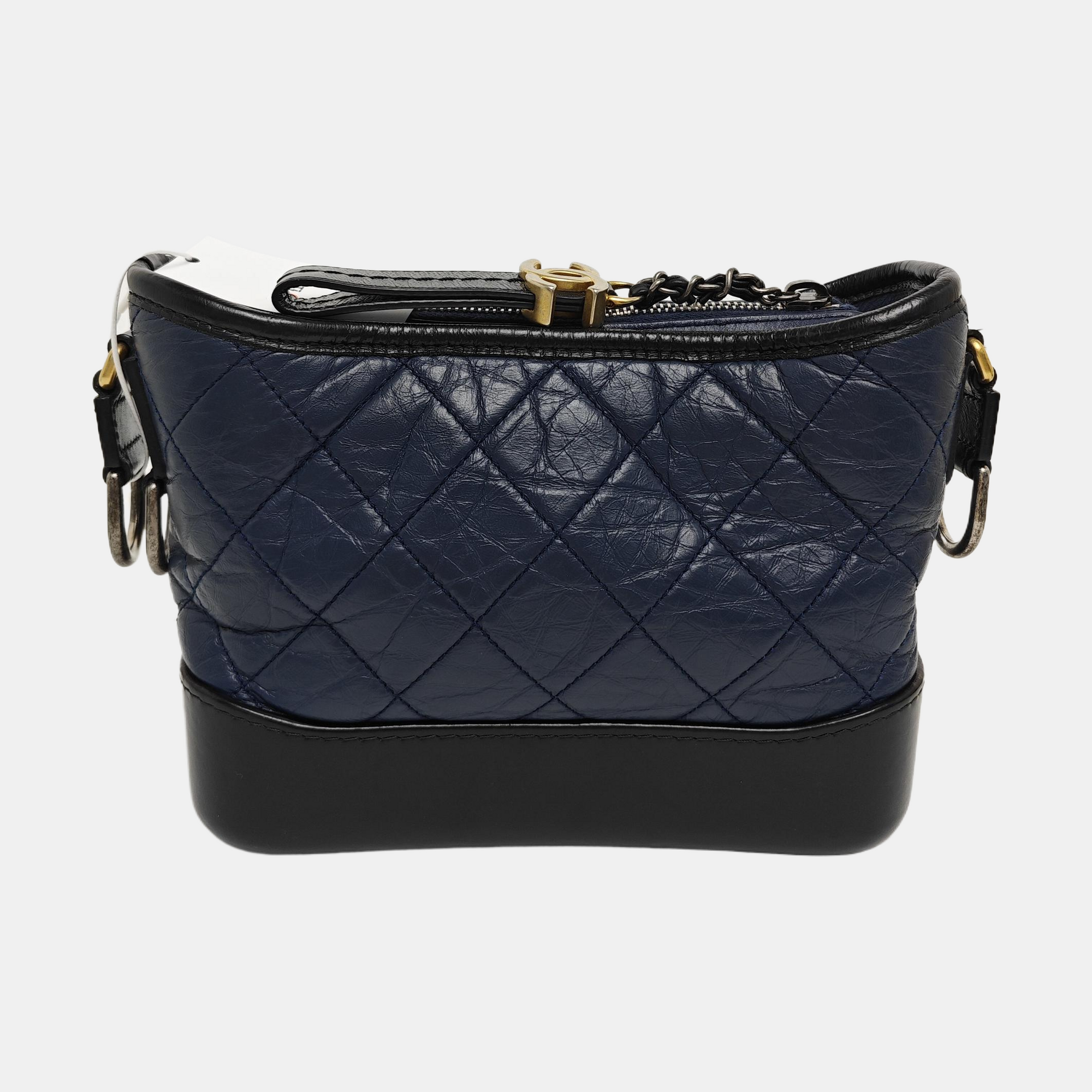 Authenticated pre-owned  GABRIELLE Quilted Calfskin Blue - Shoulder Bag at Looply