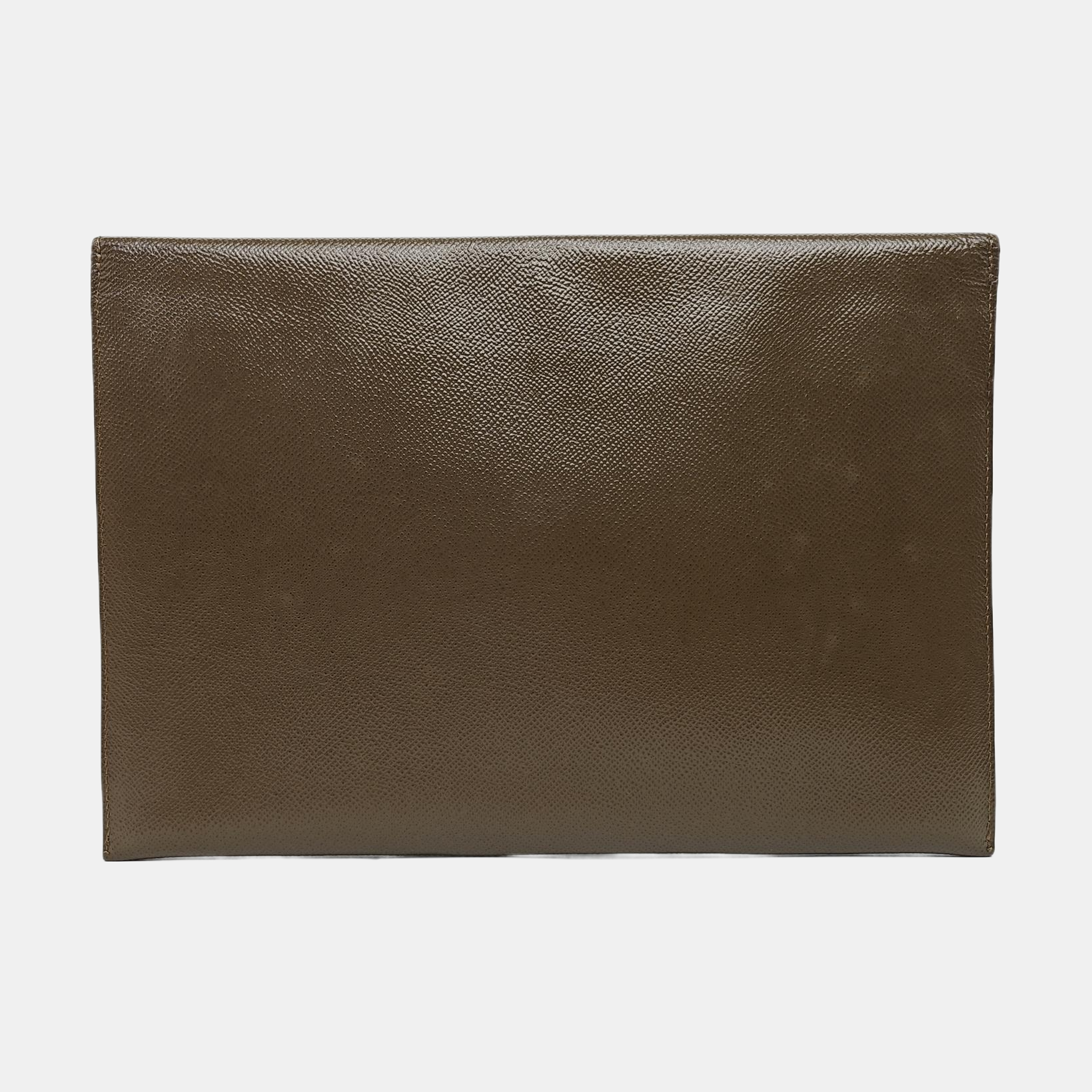 Calfskin Clutch Brown