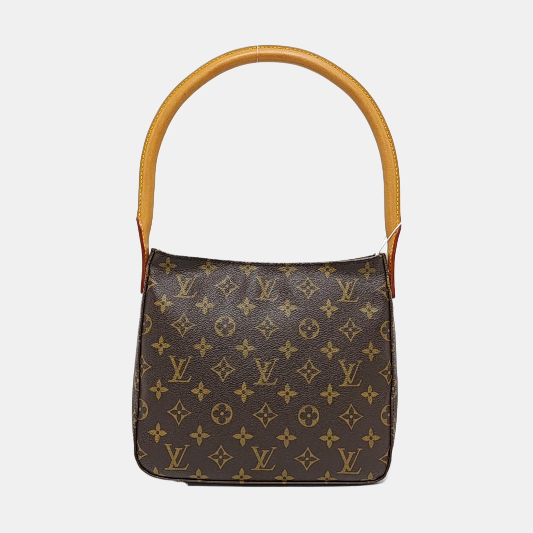 LOOPING MM Monogram Coated Canvas Brown