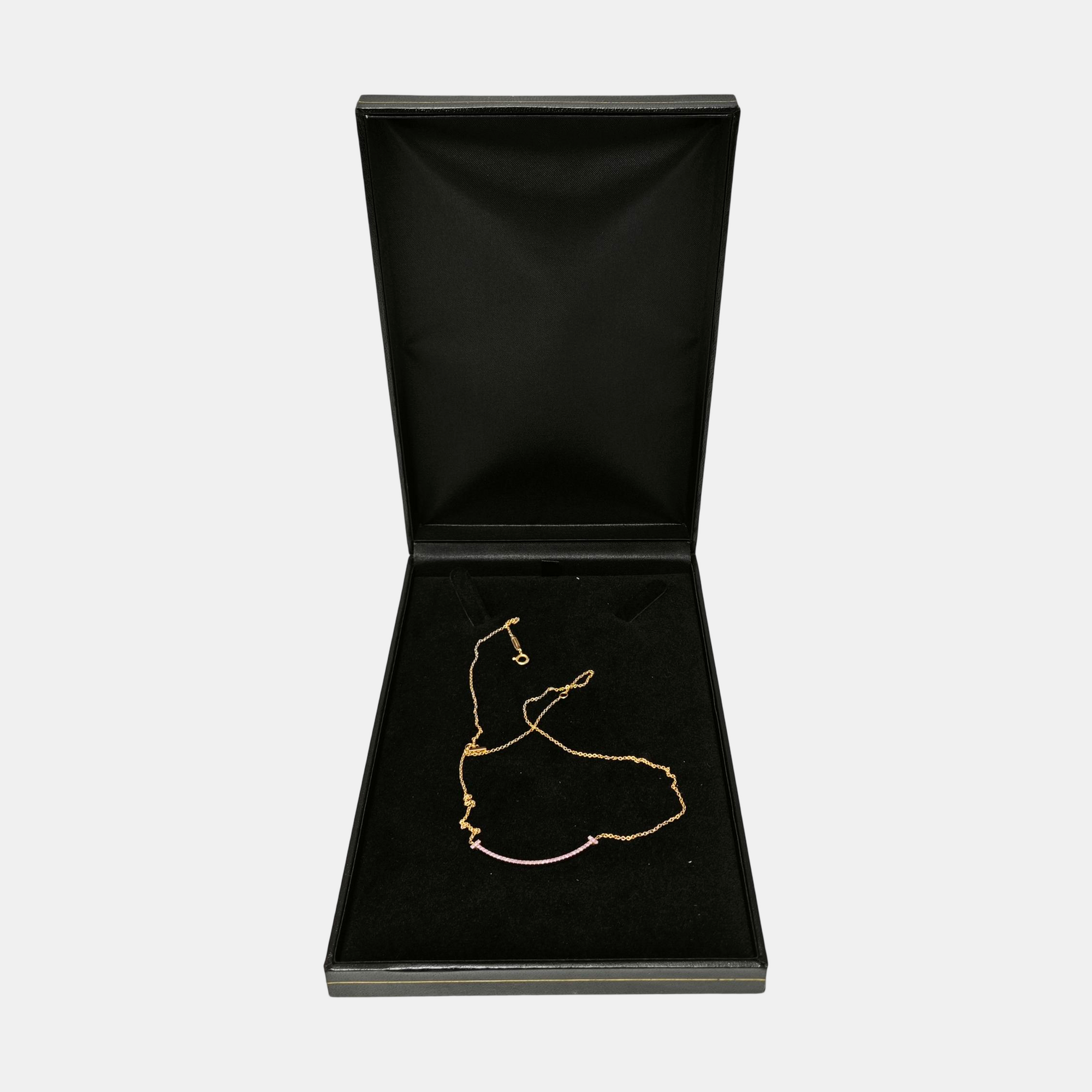 Tiffany T 18k Rose Gold Necklace