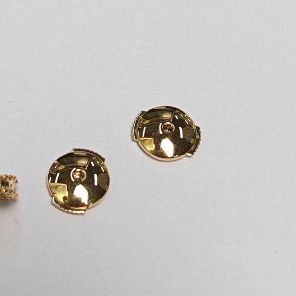 Sweet Alhambra 18k Gold White Stud Earrings