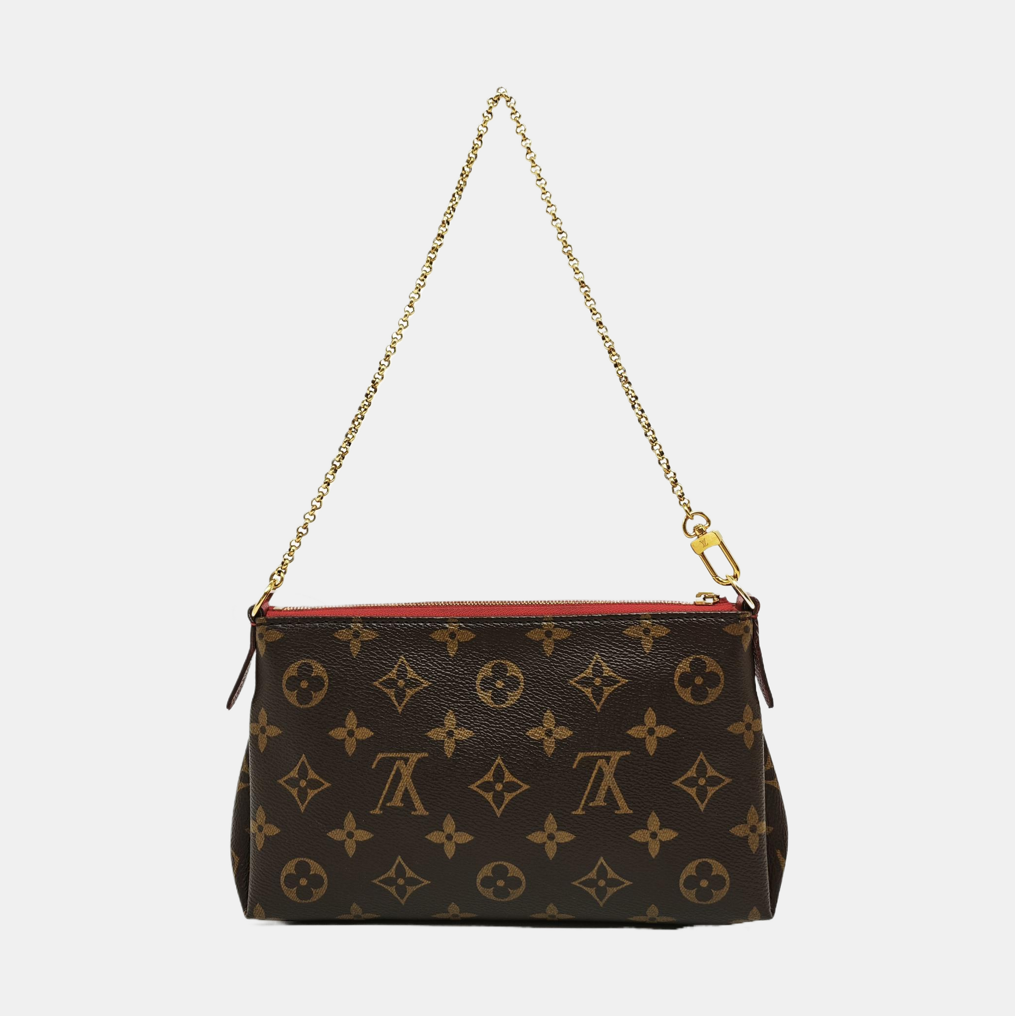 PALLAS Monogram Coated Canvas Brown