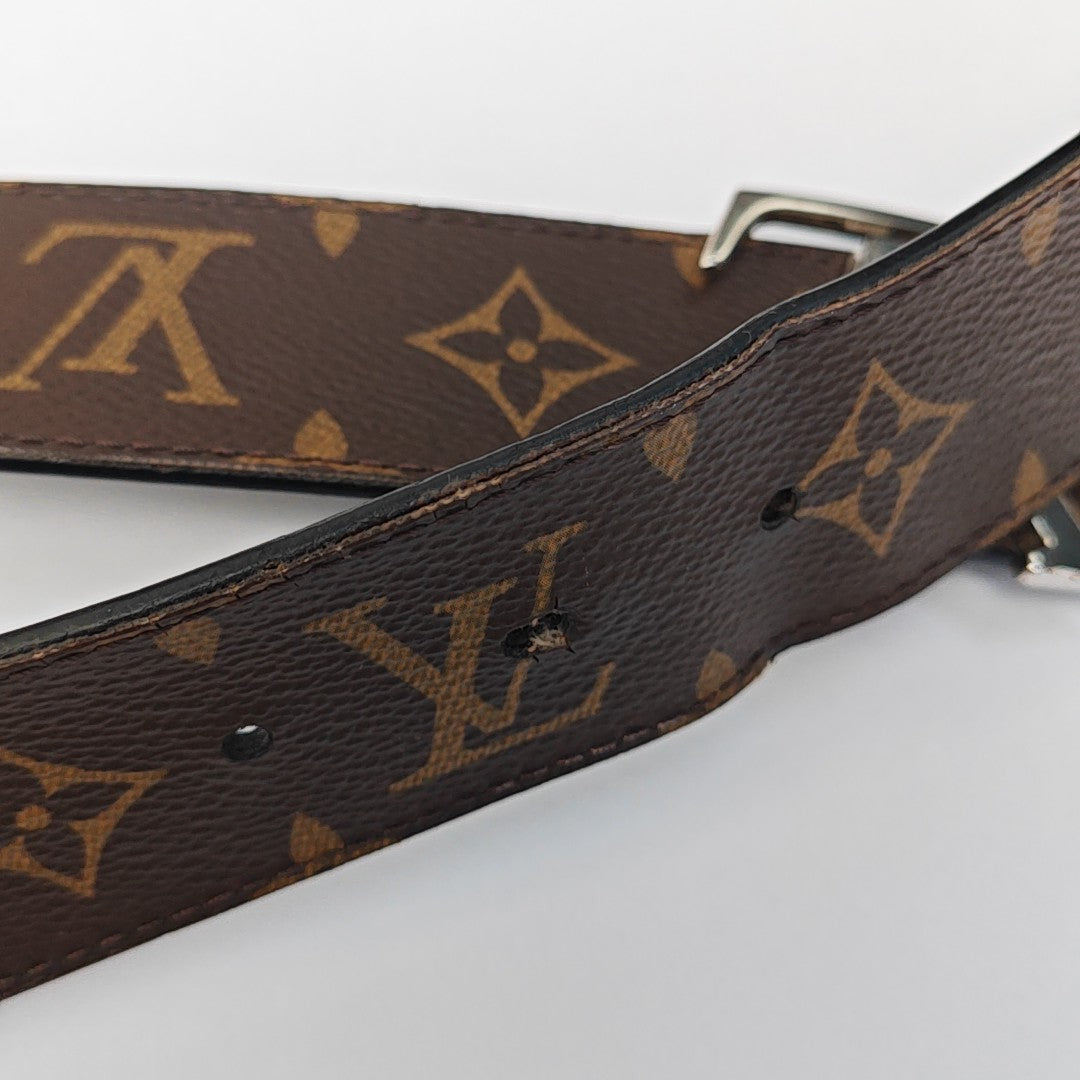 Coated Canvas Belt Brown