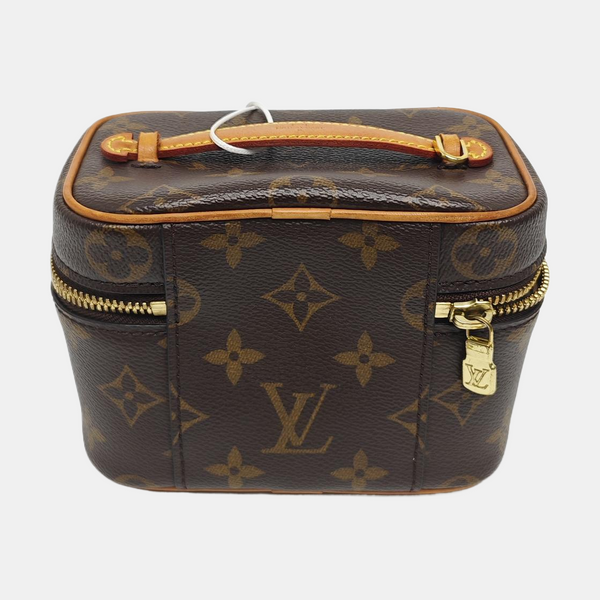 NICE Super Mini Monogram Coated Canvas Brown