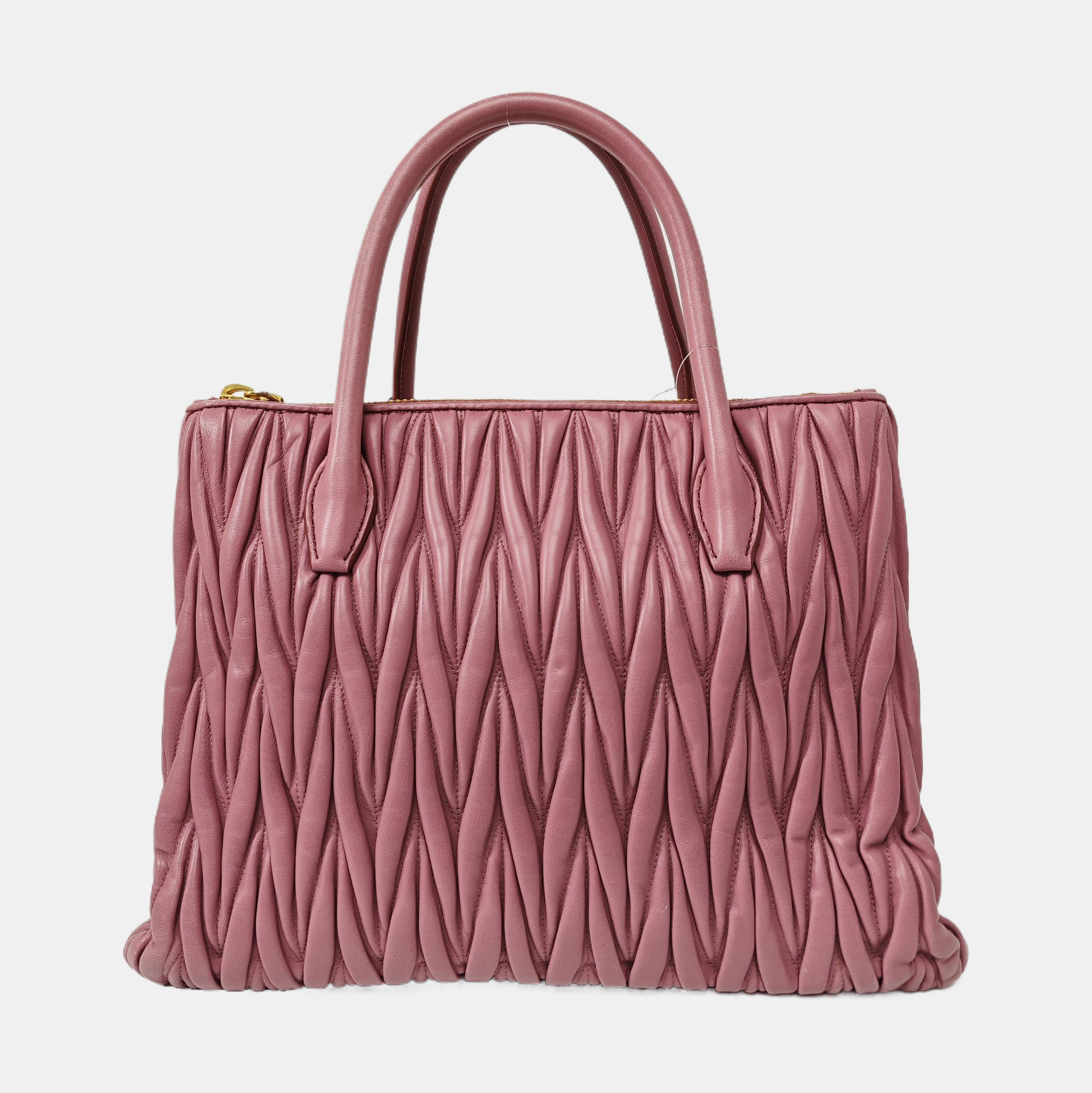 Quilted Lambskin Shoulder Bag Beige