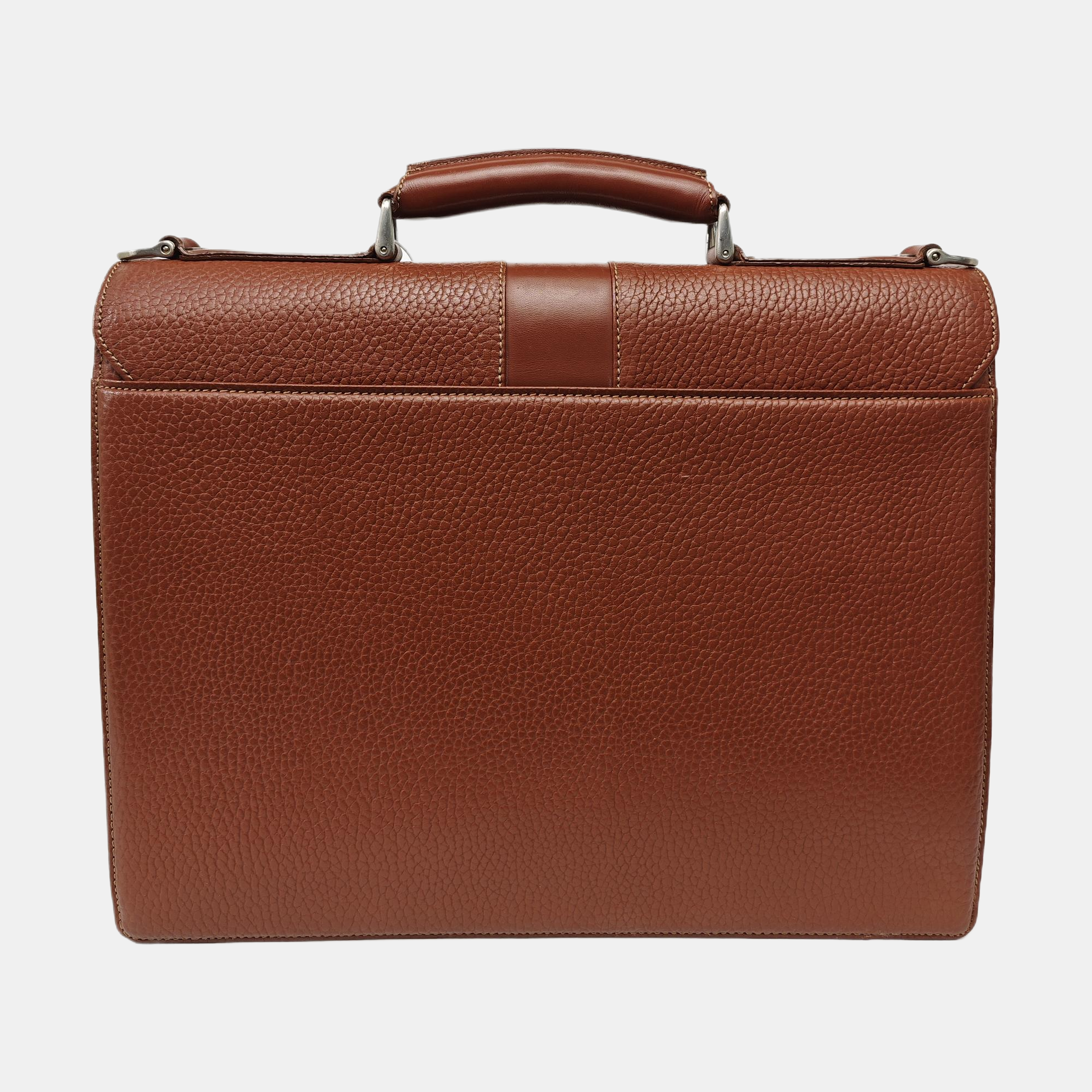 Calfskin Shoulder Bag Brown