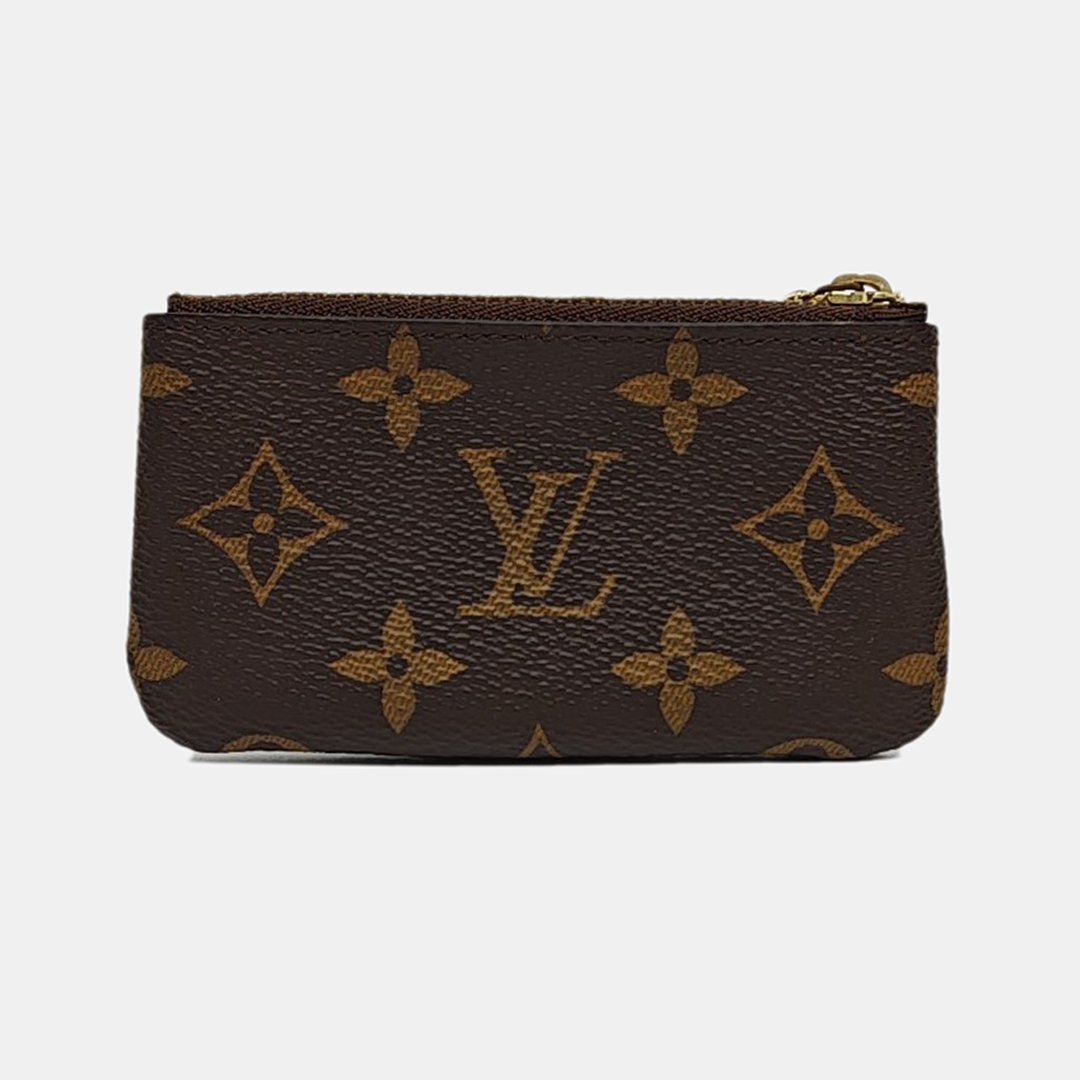 Monogram Coated Canvas Coin Purse Brown