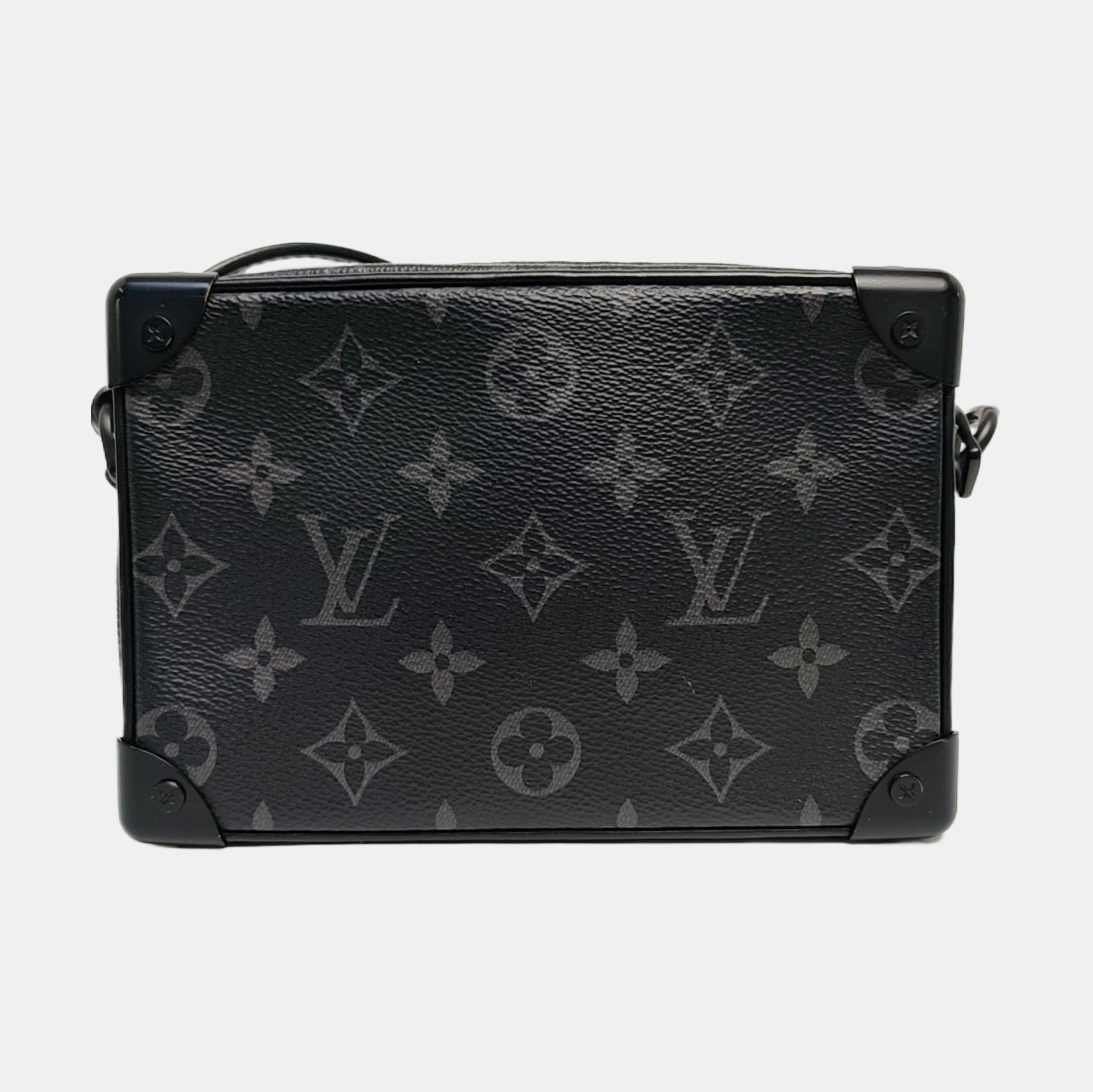 SOFT TRUNK Mini Monogram Coated Canvas Black