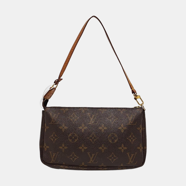 ACCESSOIRES Monogram Coated Canvas Brown