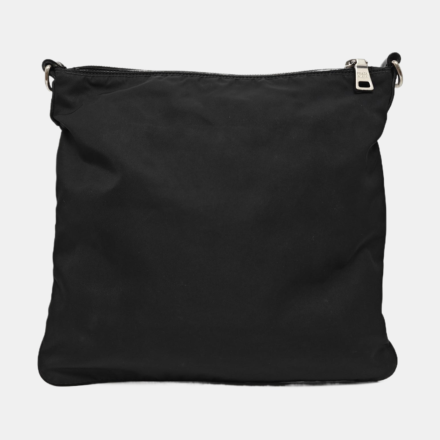 Nylon Top Handle Bag Black