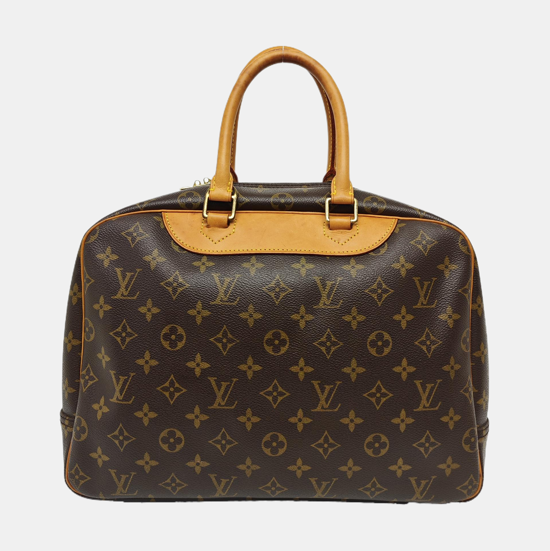 DEAUVILLE Monogram Coated Canvas Brown