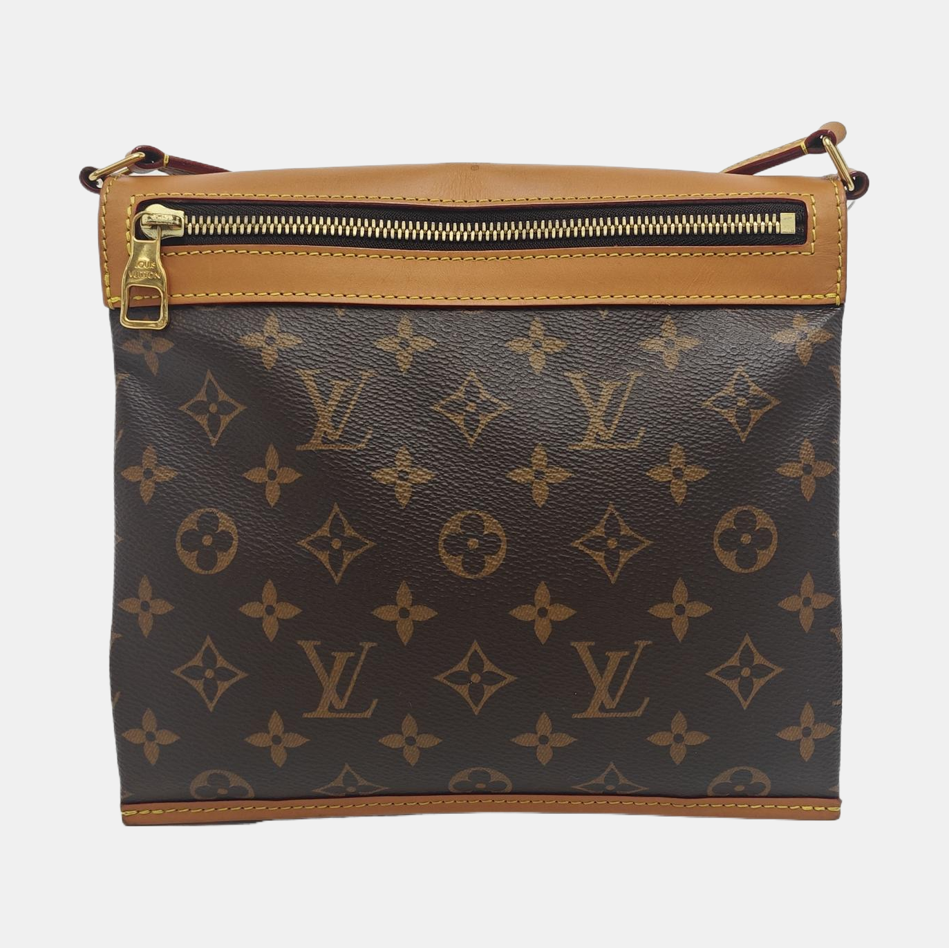 SAUMUR PM Monogram Coated Canvas Brown