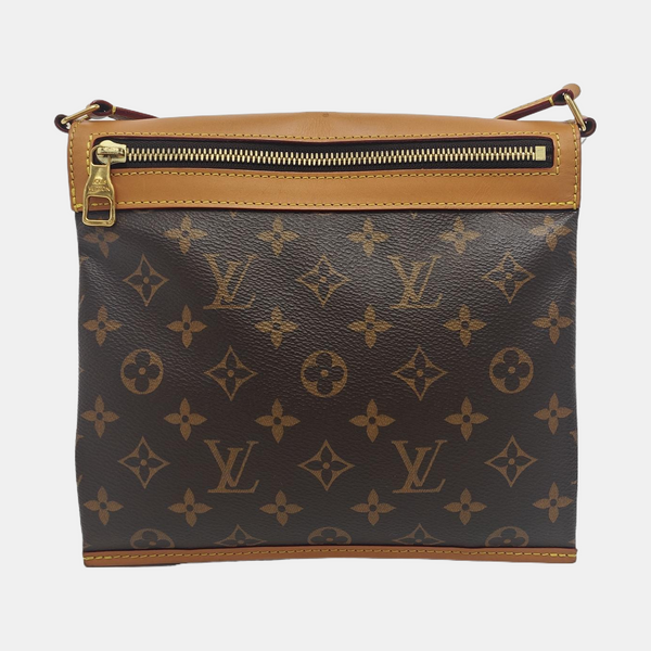 SAUMUR PM Monogram Coated Canvas Brown