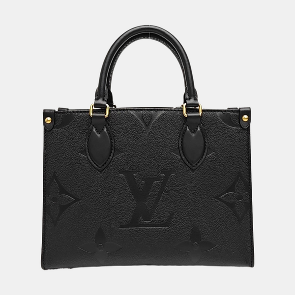 ONTHEGO PM Monogram Calfskin Black