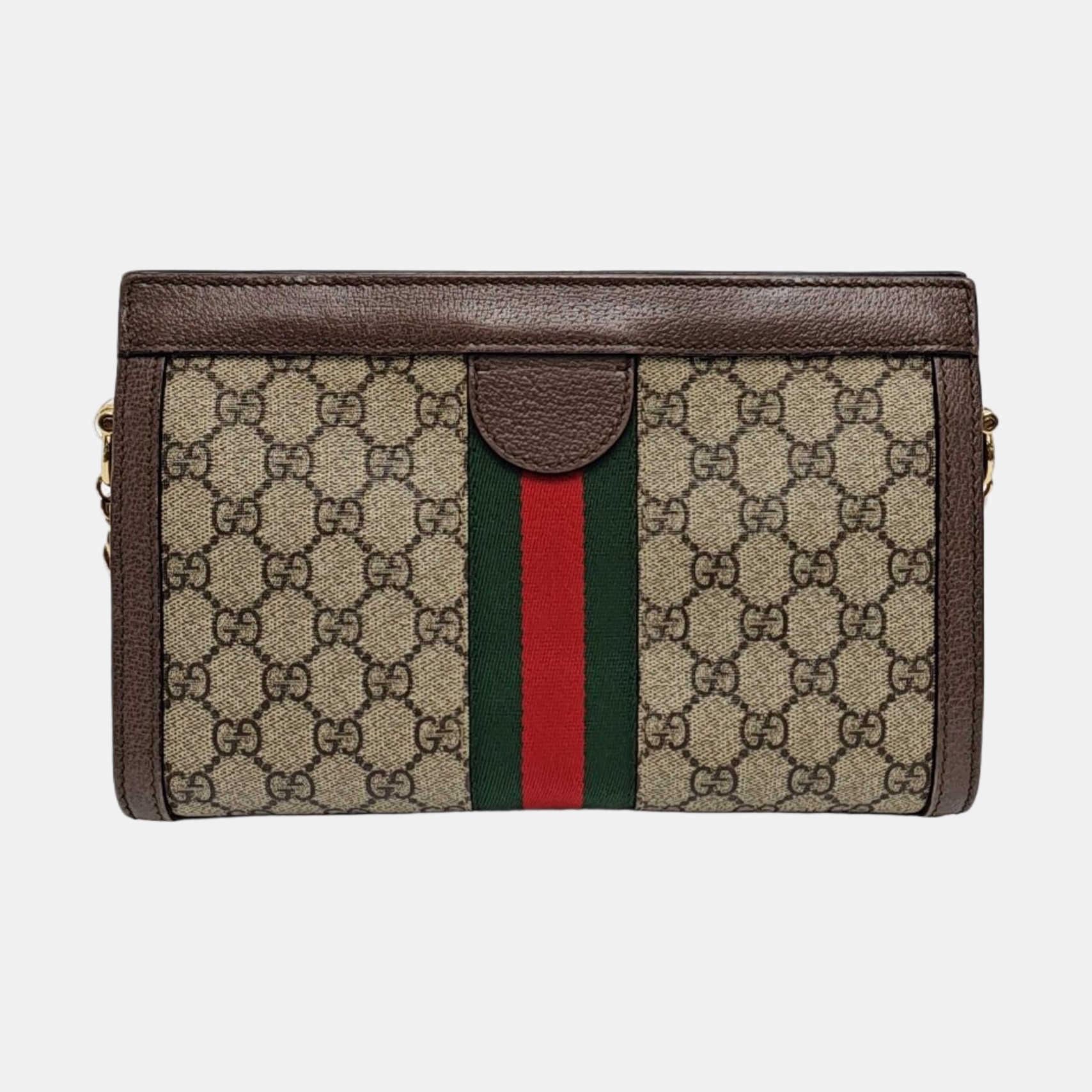 Authenticated pre-owned  Ophidia Small Monogram Coated Canvas Beige - Shoulder Bag at Looply