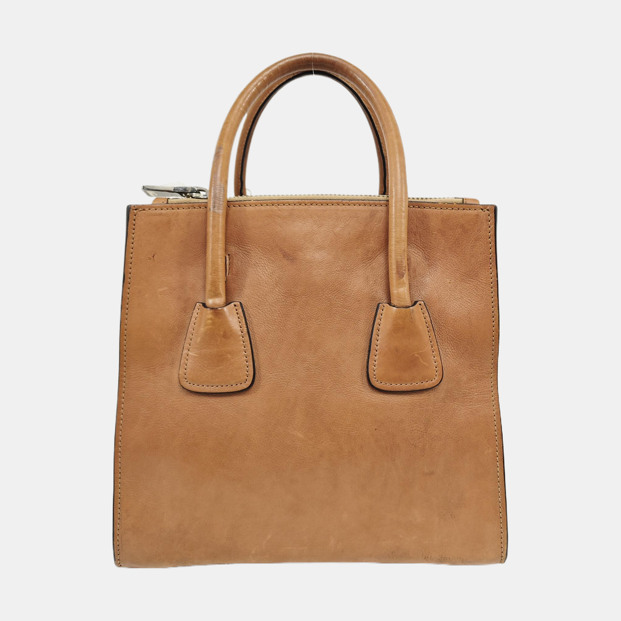 Galleria Small Calfskin Brown