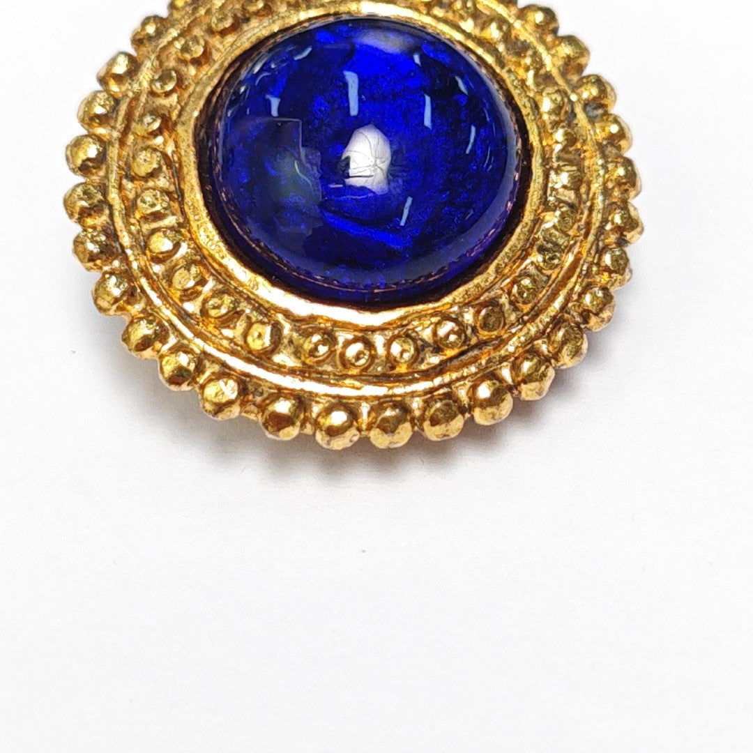 Metal Gold Clip On Earrings