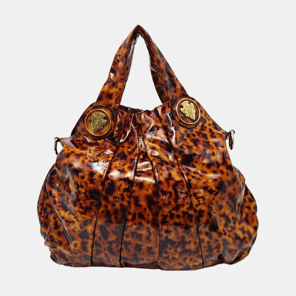 Calfskin Shoulder Bag Brown