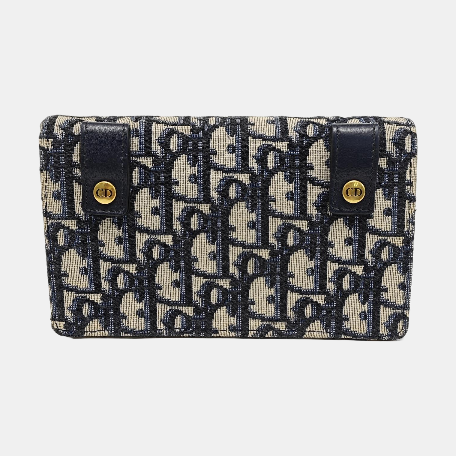Saddle Mini Oblique Canvas Blue