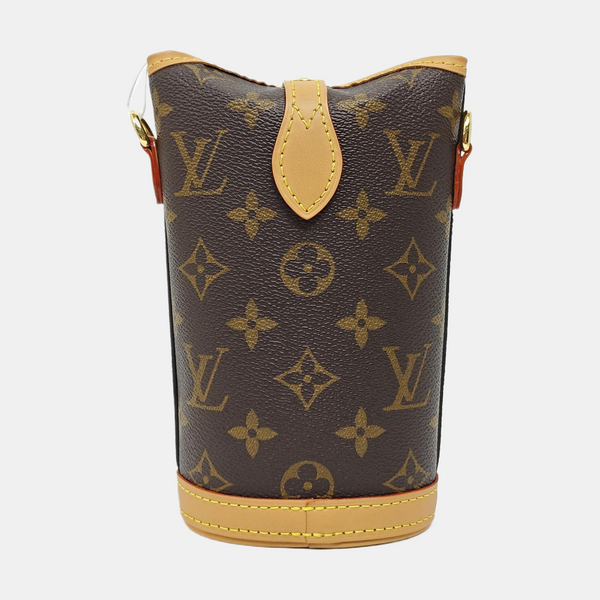 FOLD ME Monogram Coated Canvas Brown