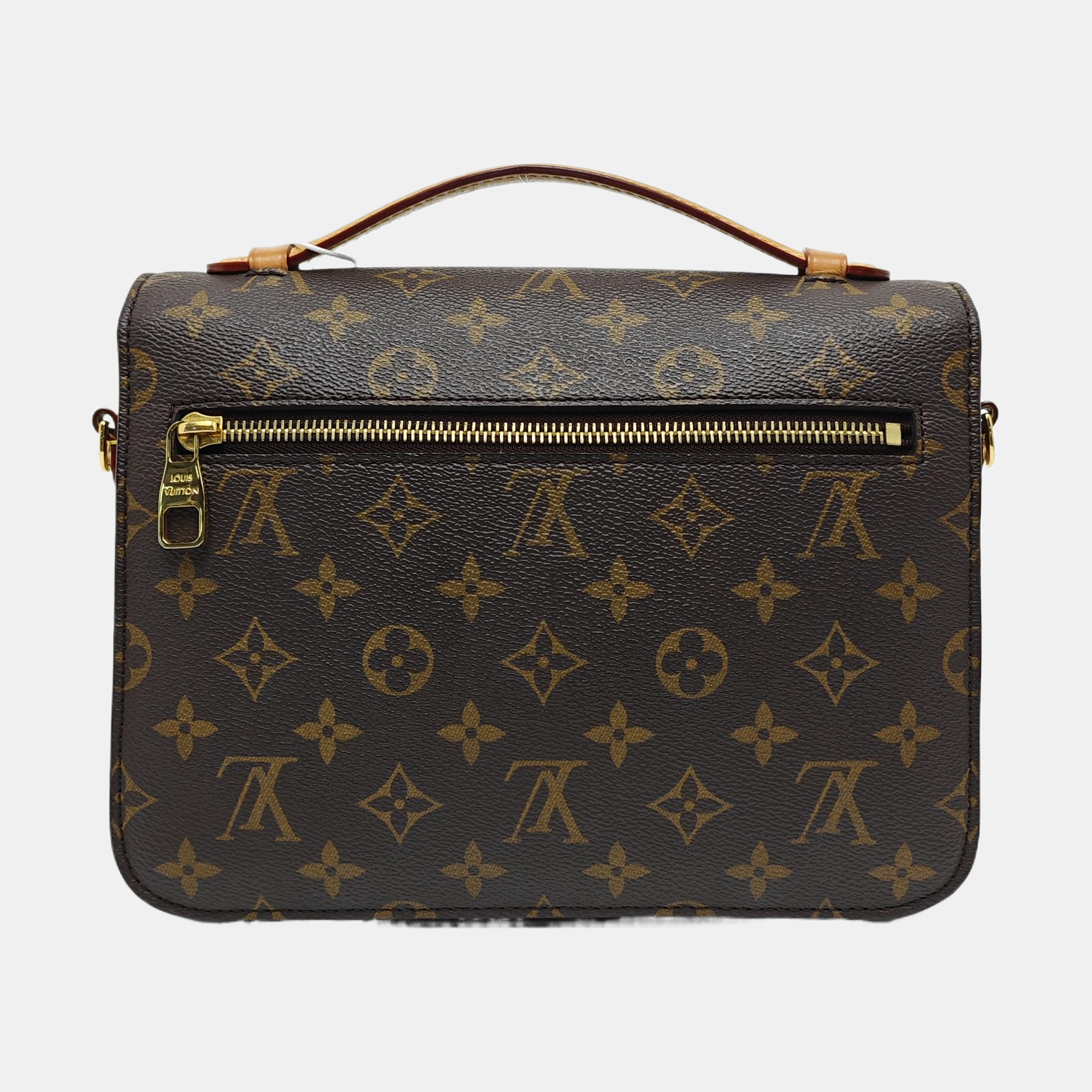 MÉTIS MM Monogram Coated Canvas Brown
