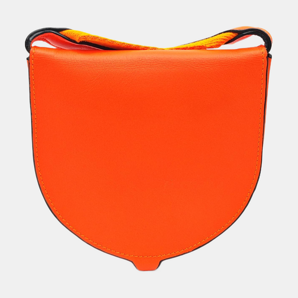 Heel Small Calfskin Orange