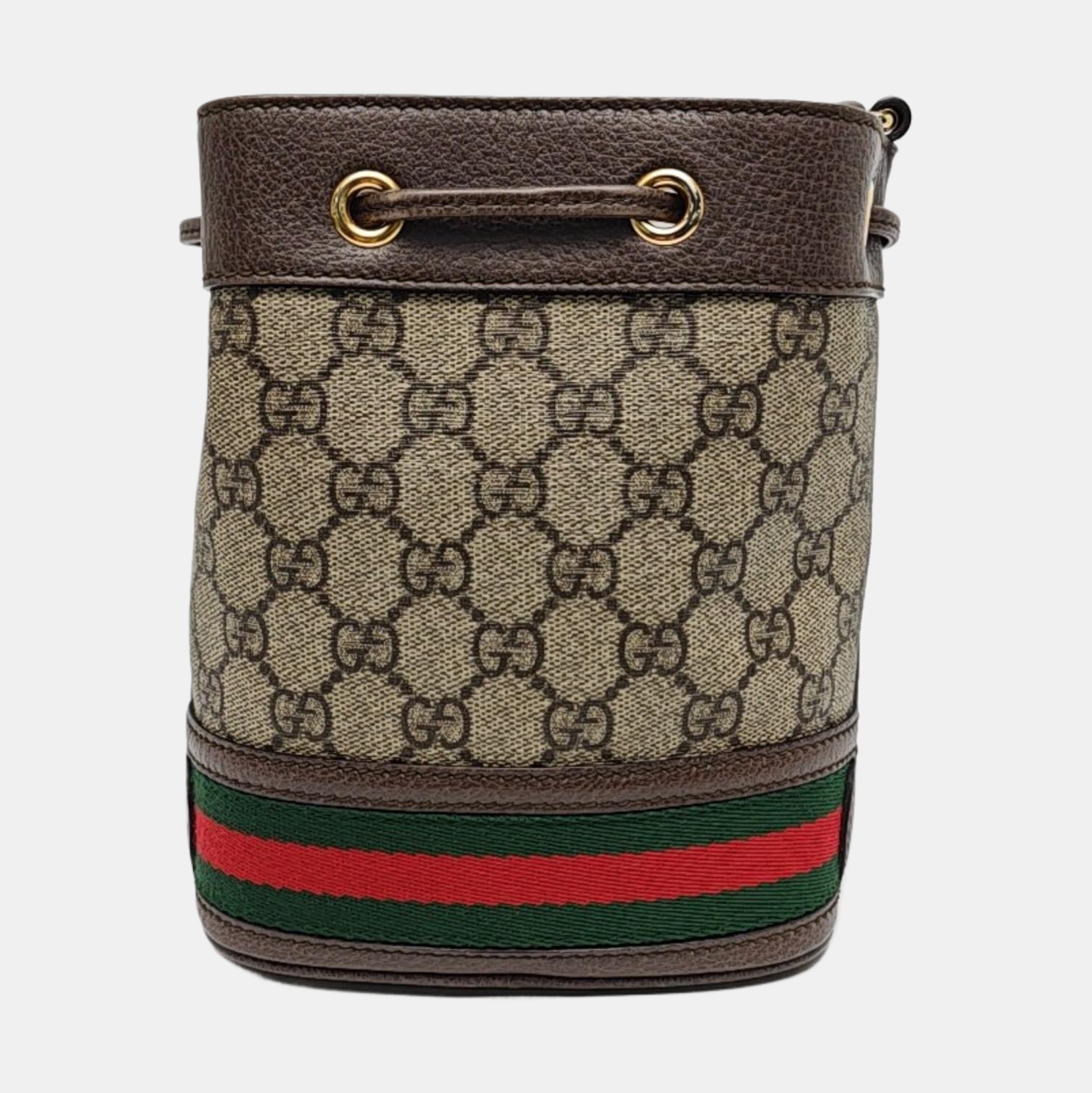 Ophidia Mini Monogram Coated Canvas Beige