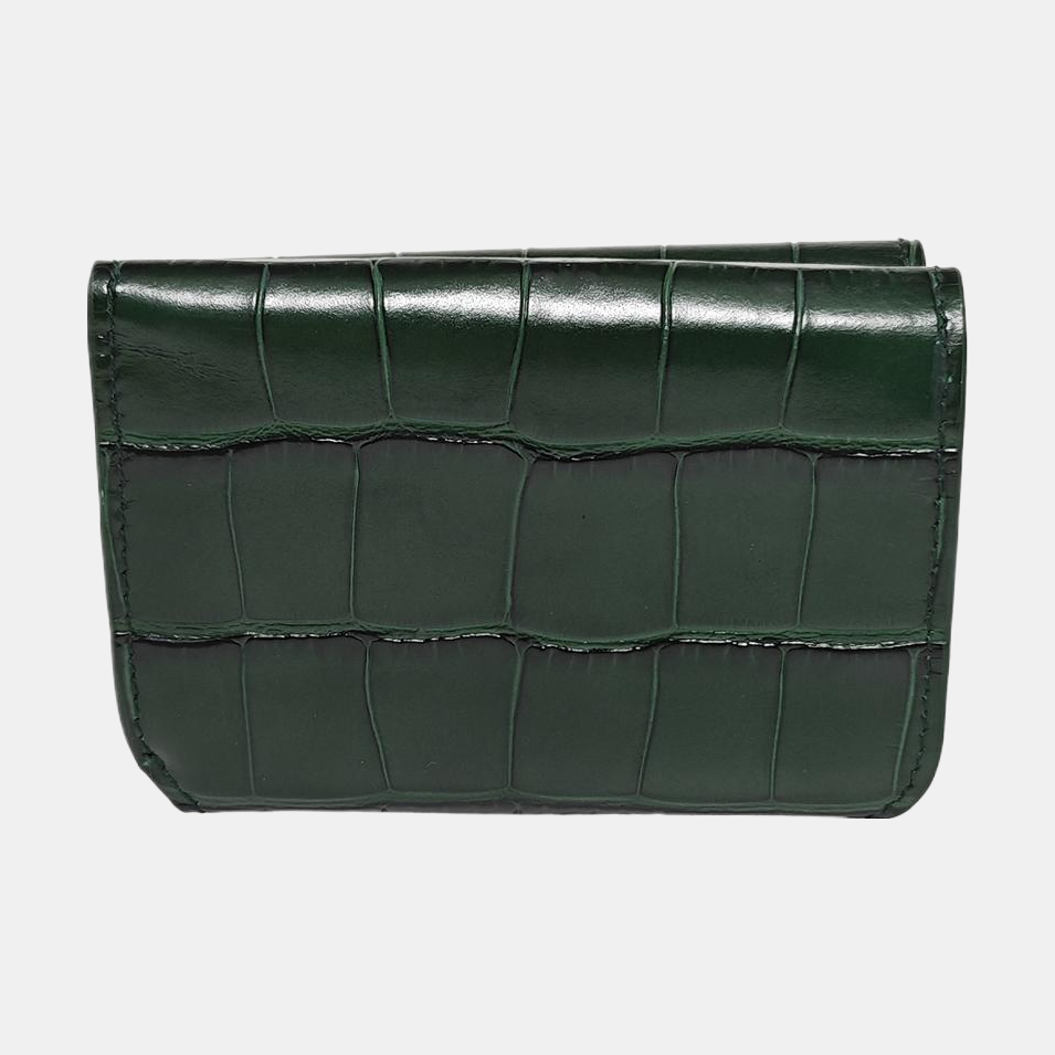 Cash Calfskin Green Wallet
