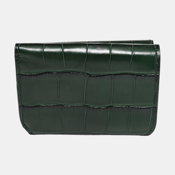 Cash Calfskin Green Wallet