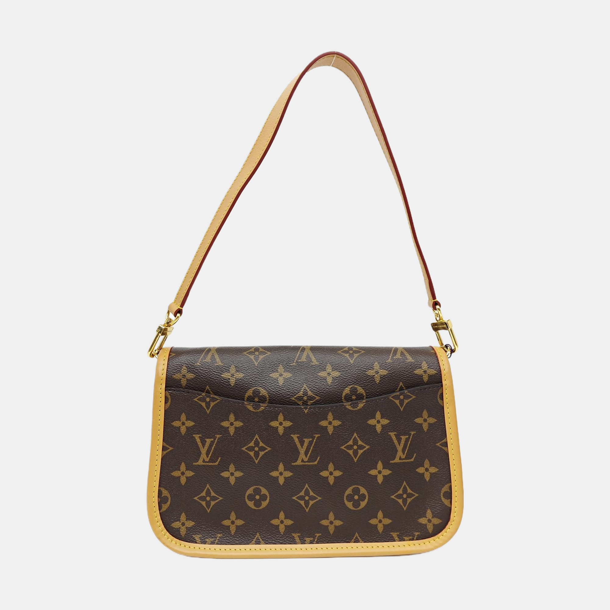 DIANE Monogram Coated Canvas Brown