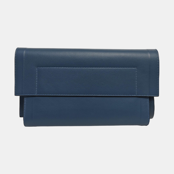 Calfskin Clutch Blue
