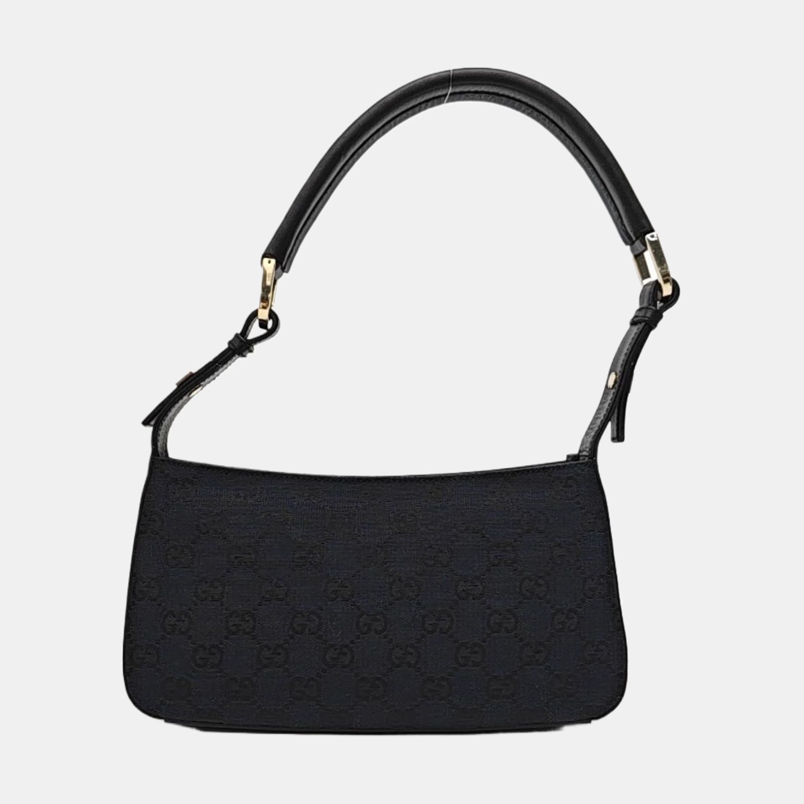 Monogram Canvas Top Handle Bag Black
