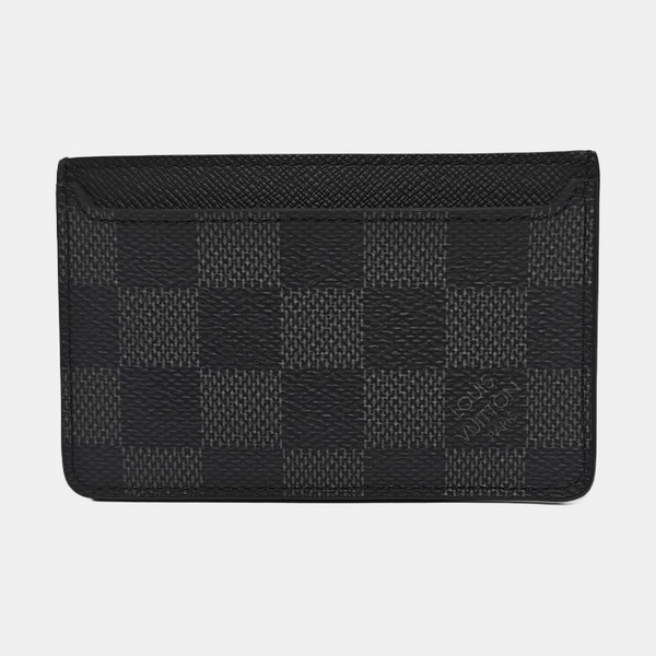 Néo Damier Graphite Coated Canvas Gray Card Holder