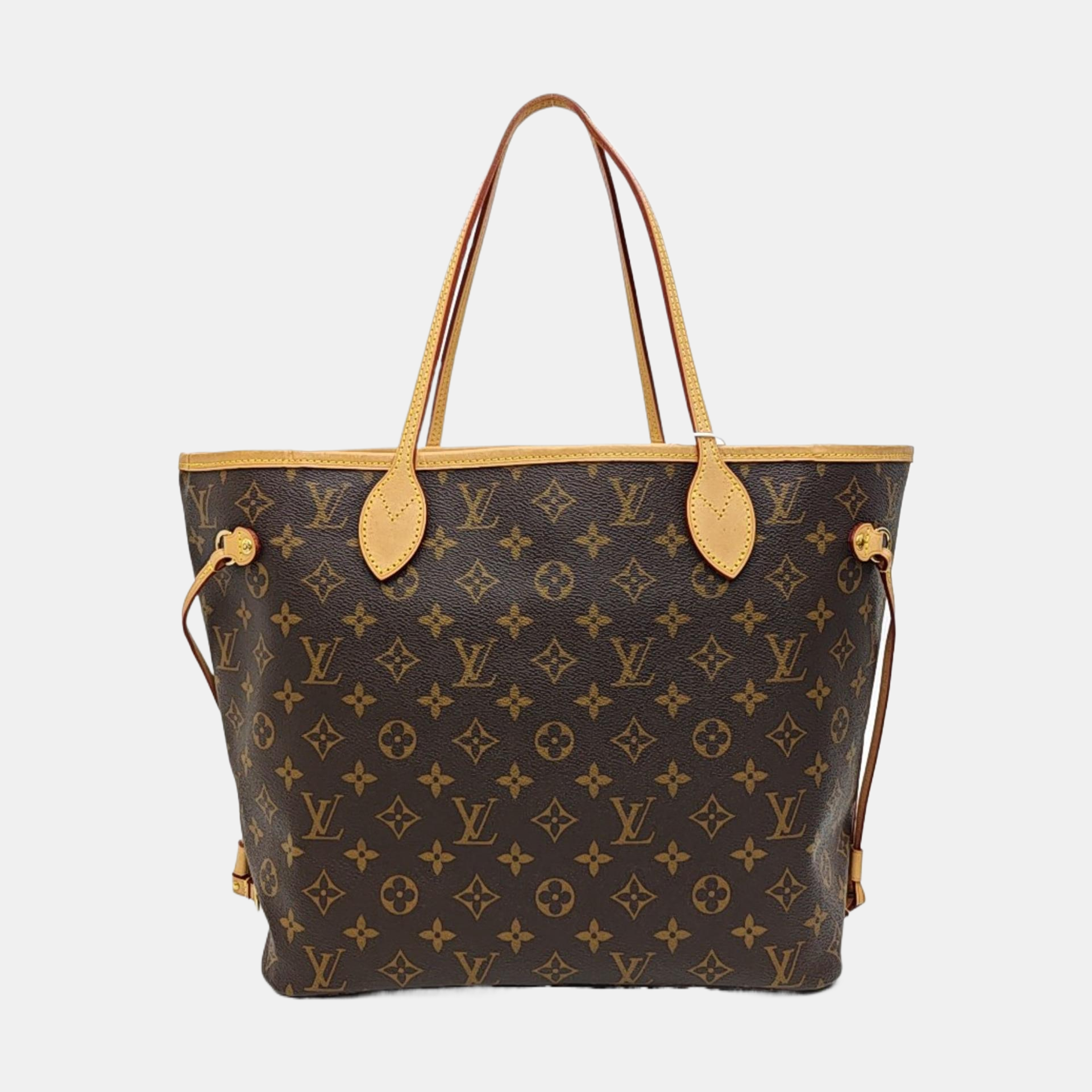 NEVERFULL MM Monogram Coated Canvas Brown