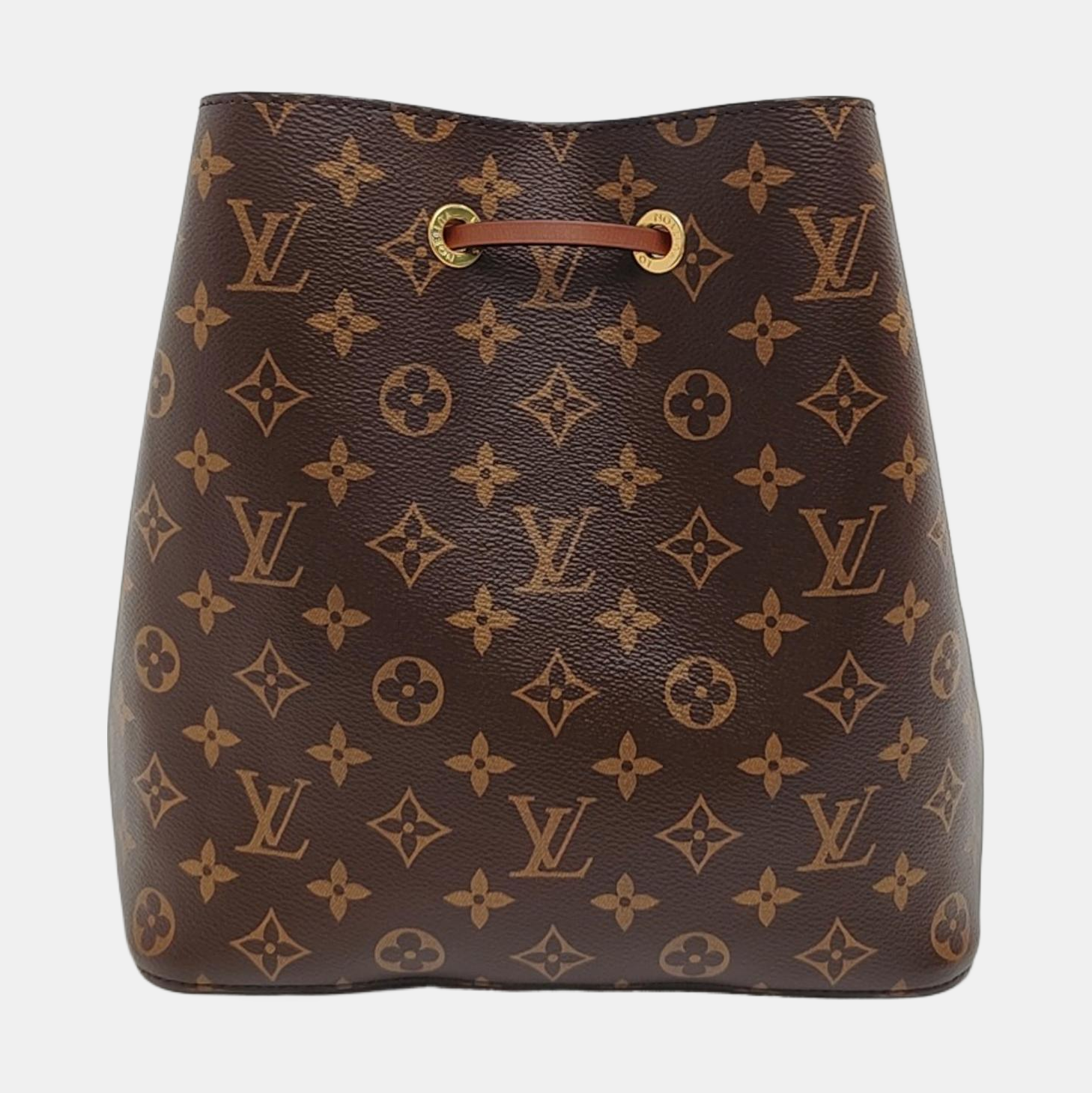 NÉONOÉ MM Monogram Coated Canvas Brown