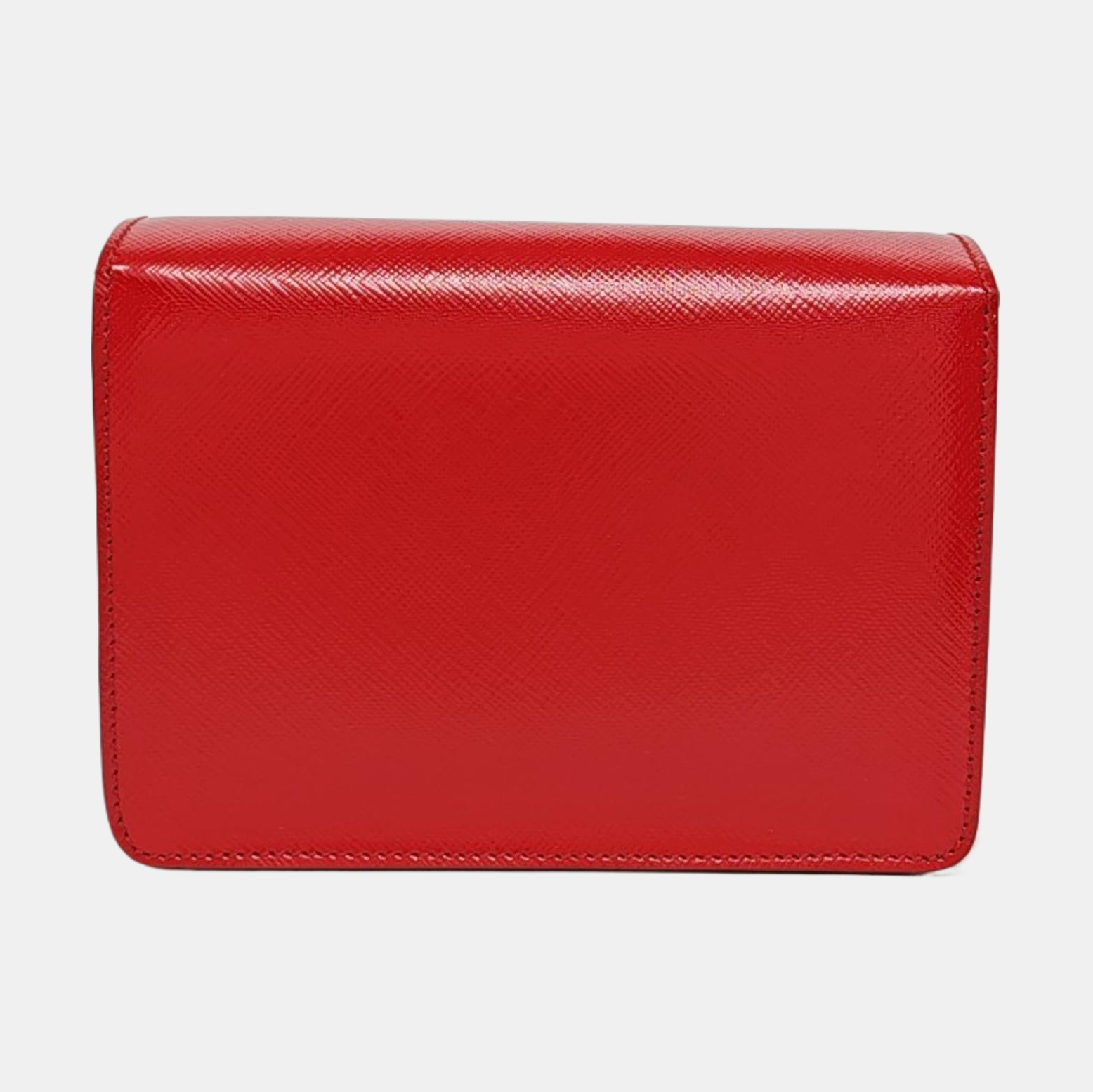 Patent Leather Shoulder Bag Red