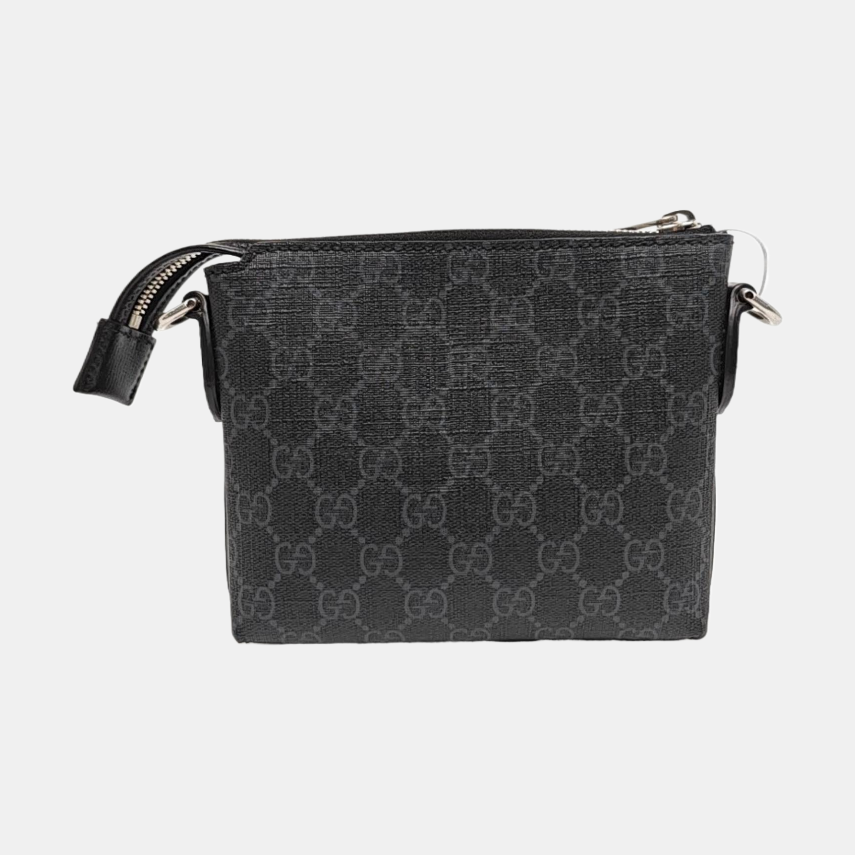 GG Supreme Monogram Coated Canvas Black