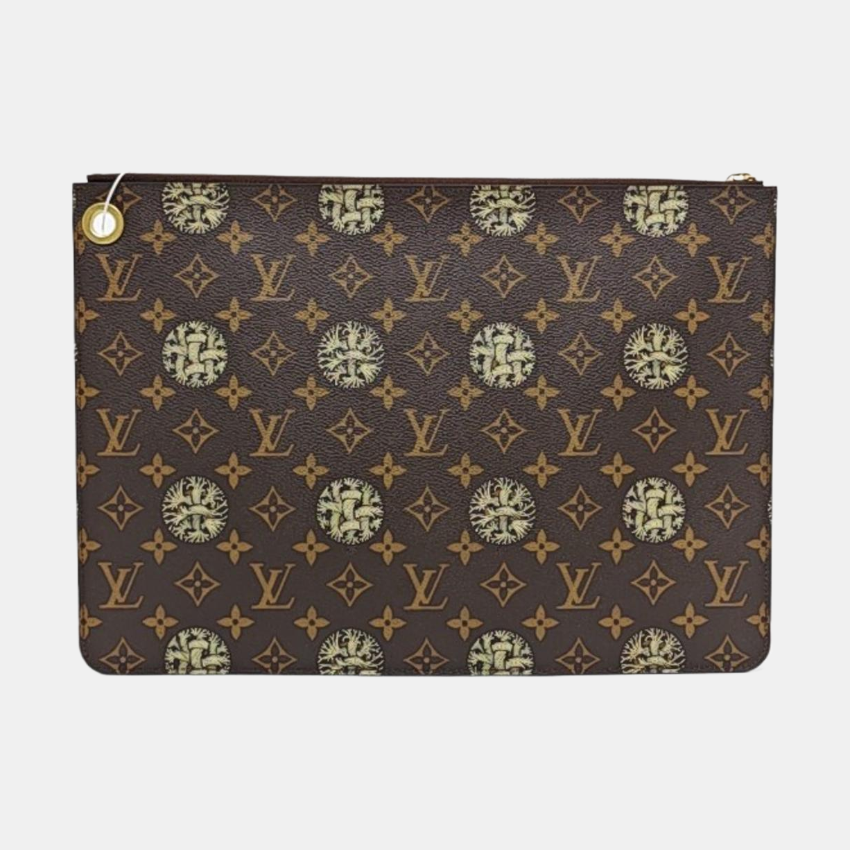 TOILLETTE Monogram Coated Canvas Brown