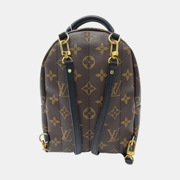 PALM SPRINGS Mini Monogram Coated Canvas Brown