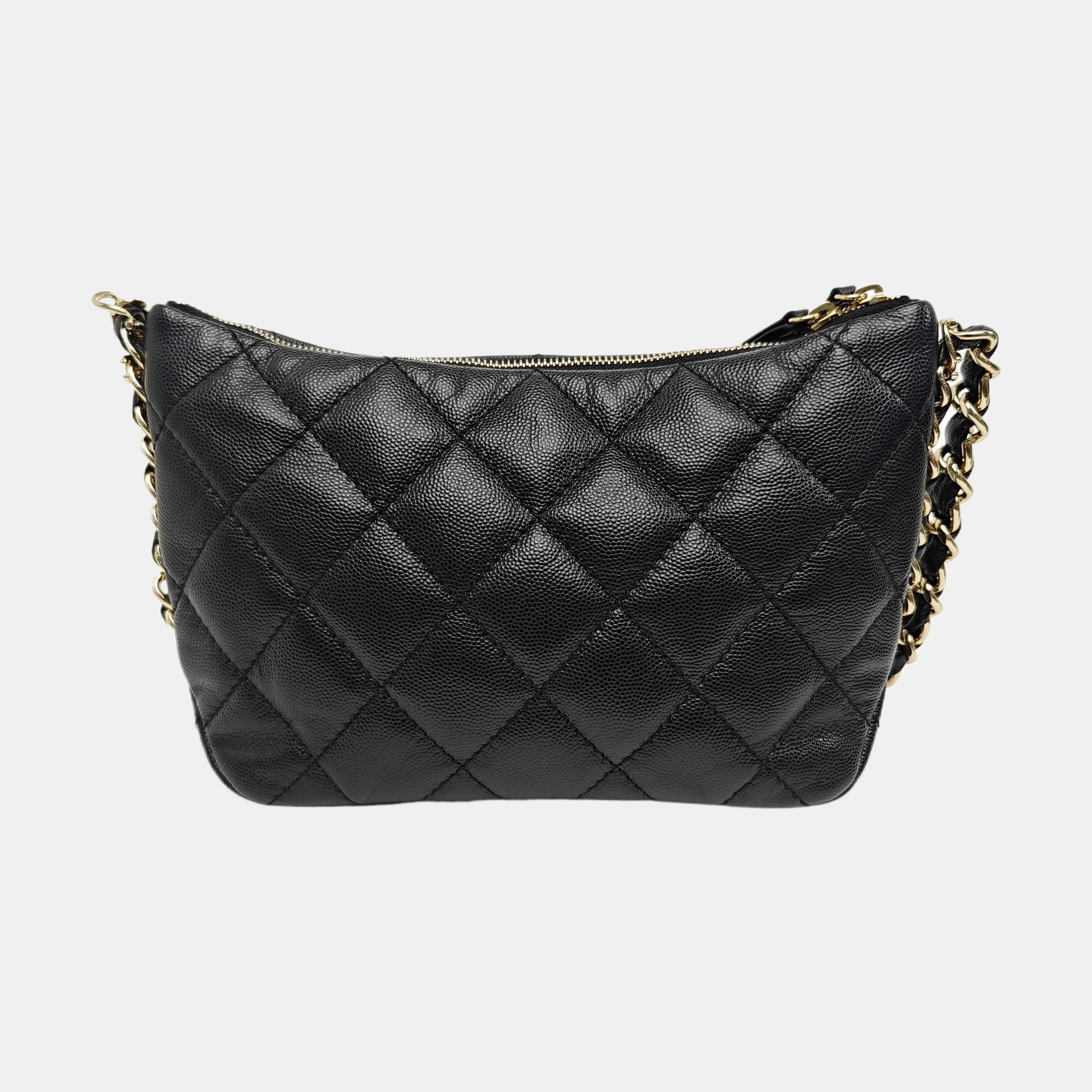 23K Quilted Calfskin Black