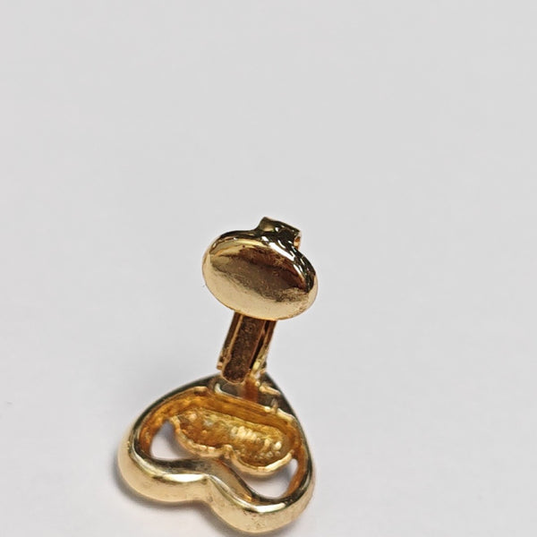 Metal Gold Clip On Earrings