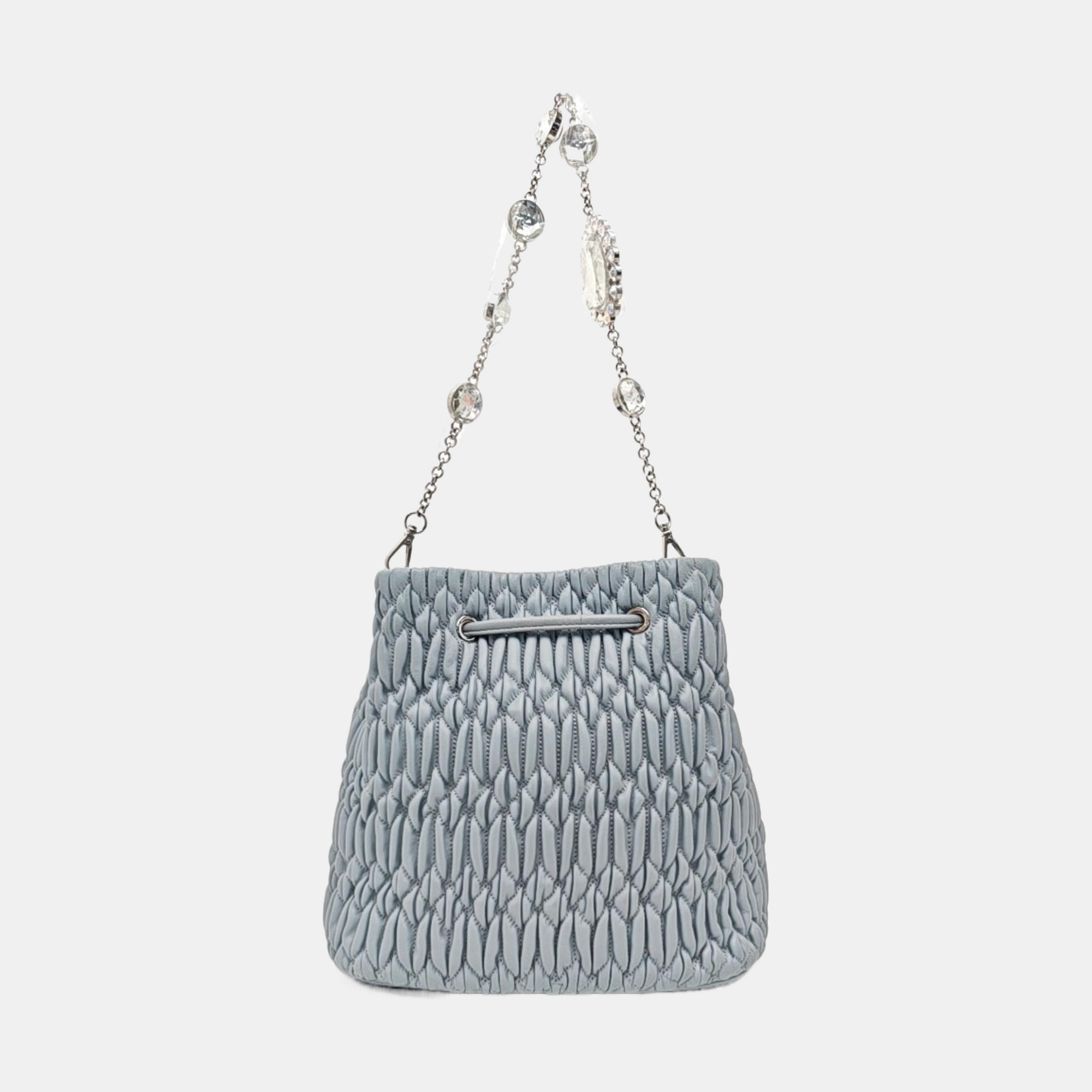 Glacé Calf Quilted Lambskin Blue