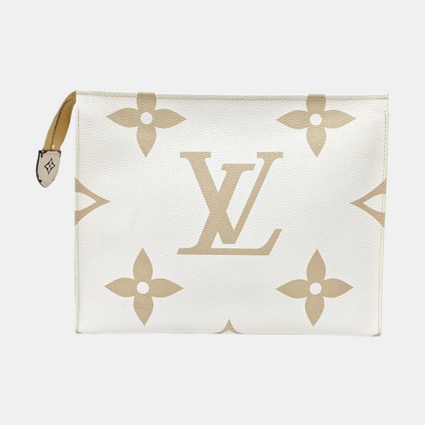 TOILET POCKET 26 Monogram Coated Canvas Multicolor