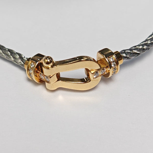 Force 10 Steel Silver Bracelet