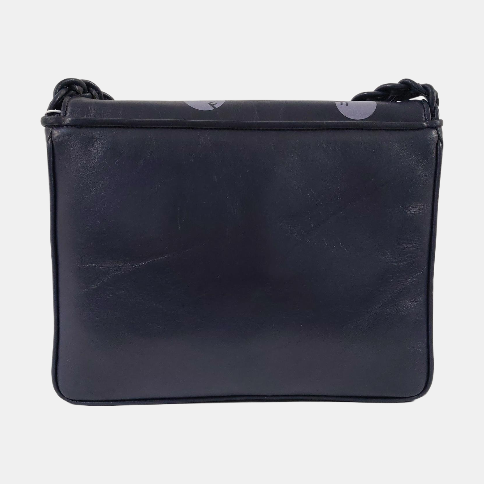 Calfskin Shoulder Bag Blue