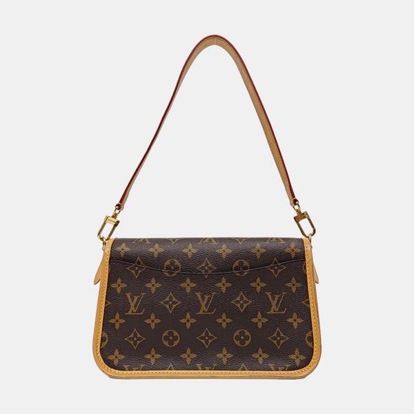 DIANE Monogram Coated Canvas Brown