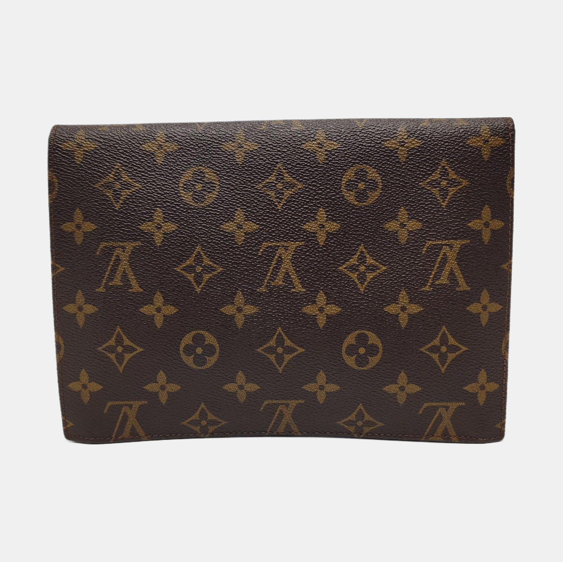 POCHETTE RABAT Monogram Coated Canvas Brown