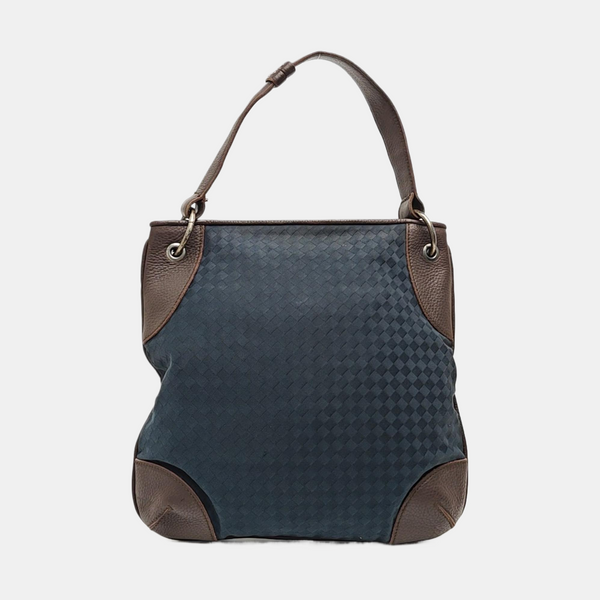 Fabric Shoulder Bag Blue